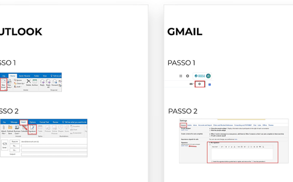 foto de Email signature - uma poderosa ferramenta de marketing